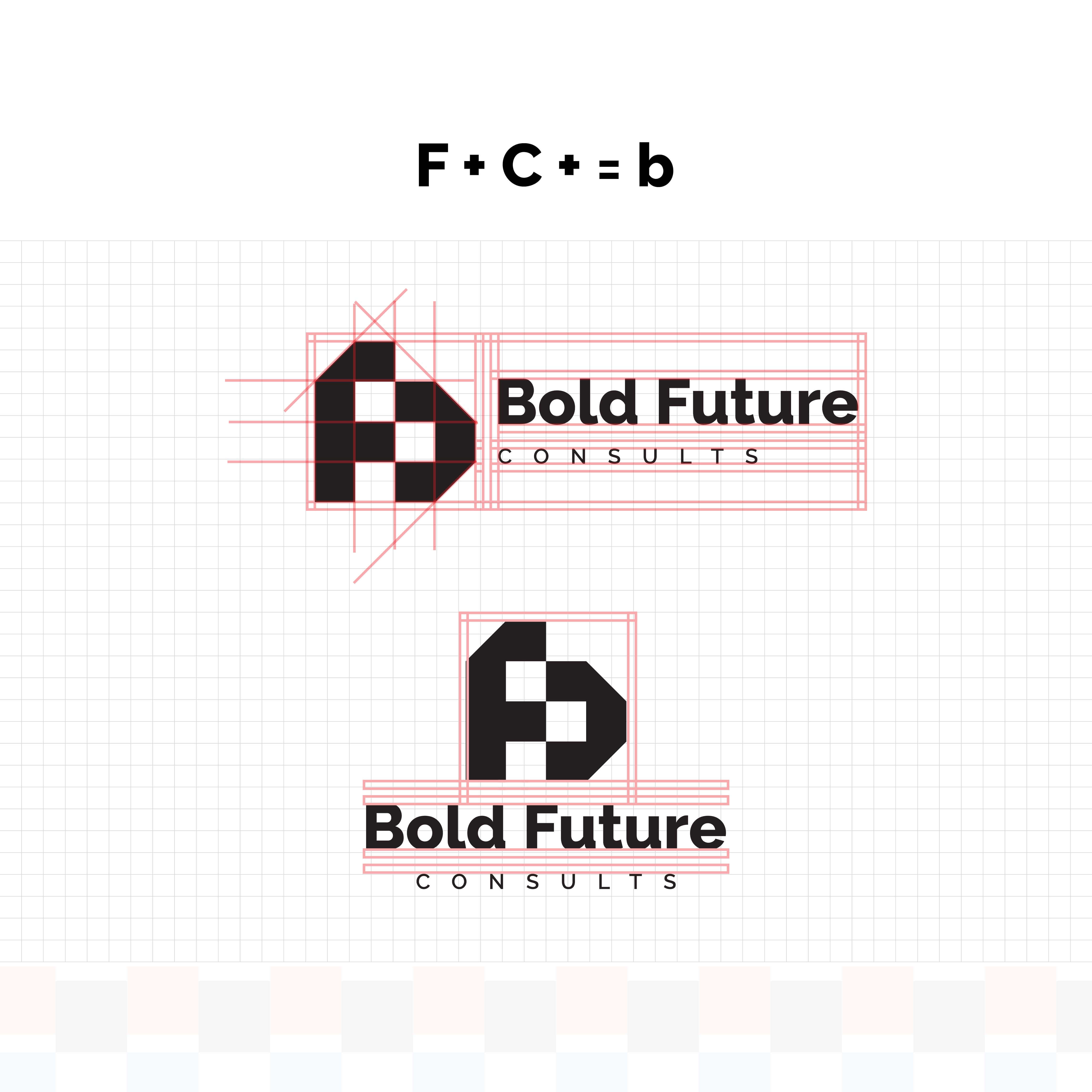 Bold Future Consults Logo Design[2 in 1 (F+C=b)] preview image.