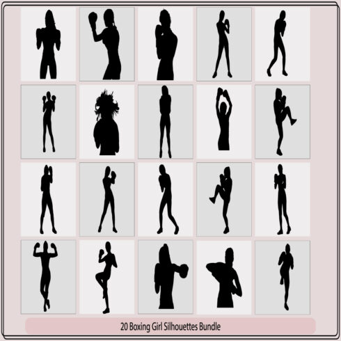 boxer woman silhouette,Template Girl Woman Boxing silhouette,boxer woman silhouette in black cover image.