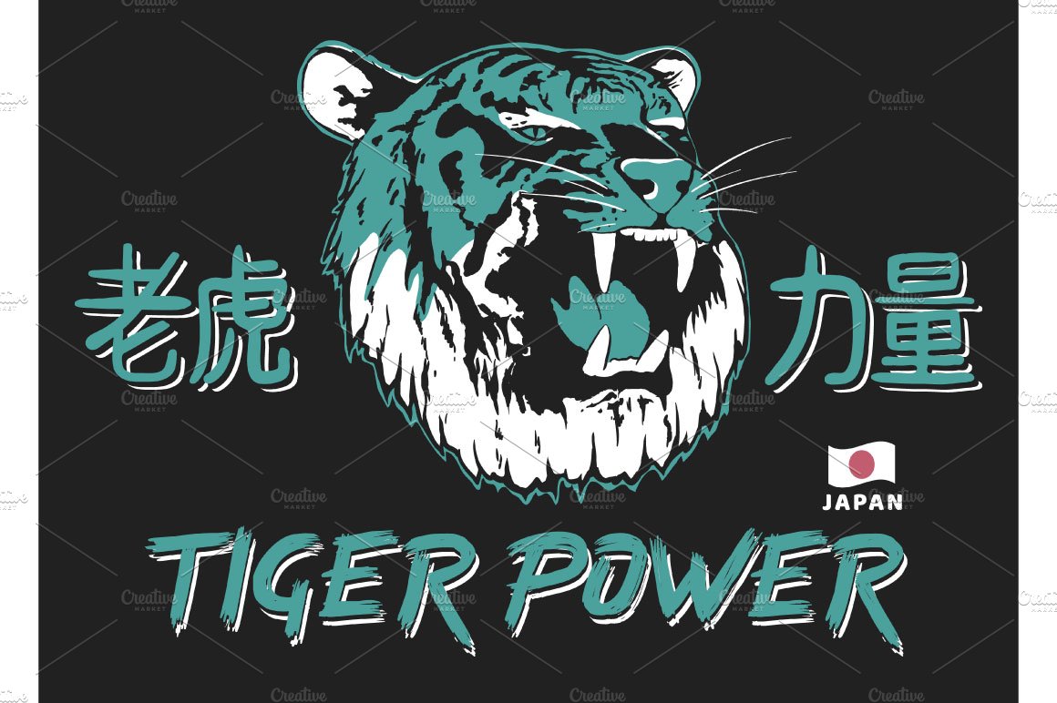 The tiger power cover image.