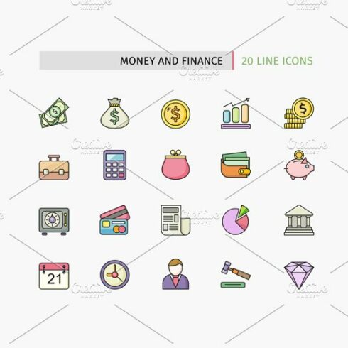 Icons of Money and Finance cover image.