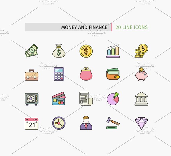 Icons of Money and Finance cover image.