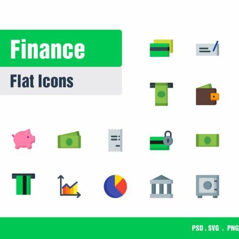 Finance Icons cover image.