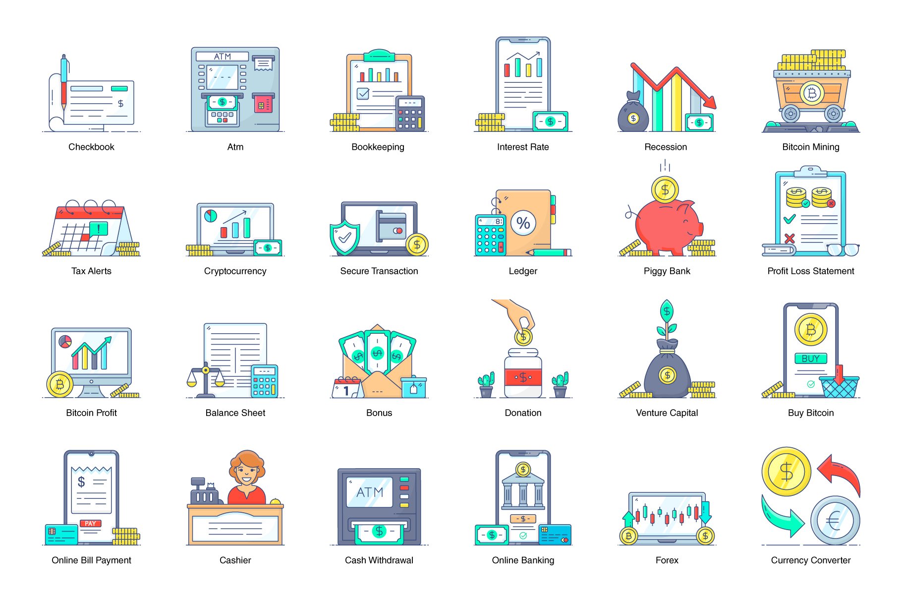 finance icons preview 4 293