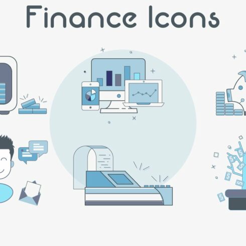 Finance/Business icons cover image.