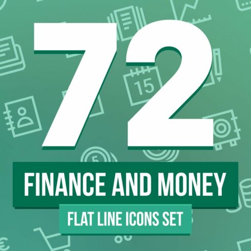 Finance and Money Line Icons Set cover image.