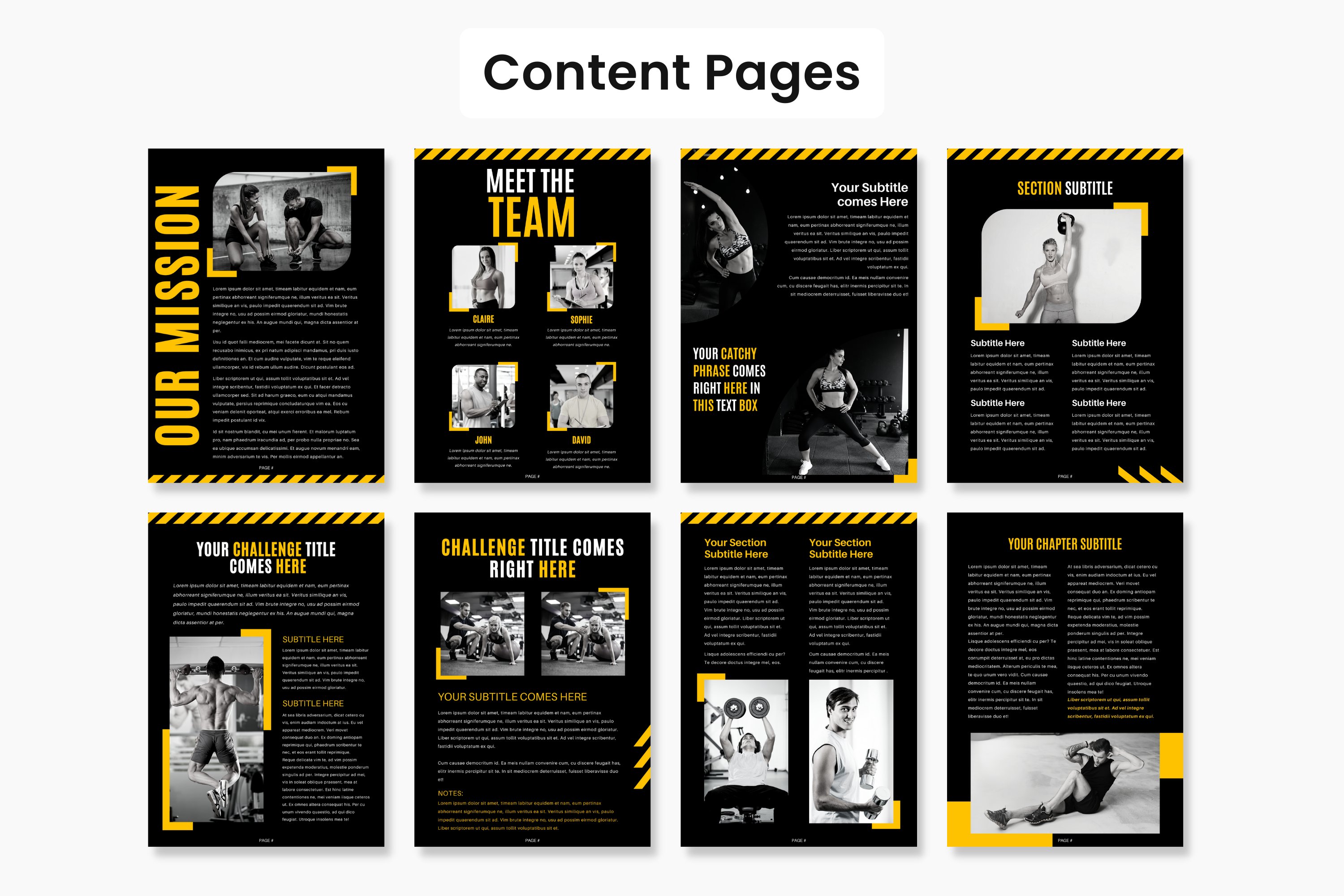 fitness coach workbook template mock up 28329 552