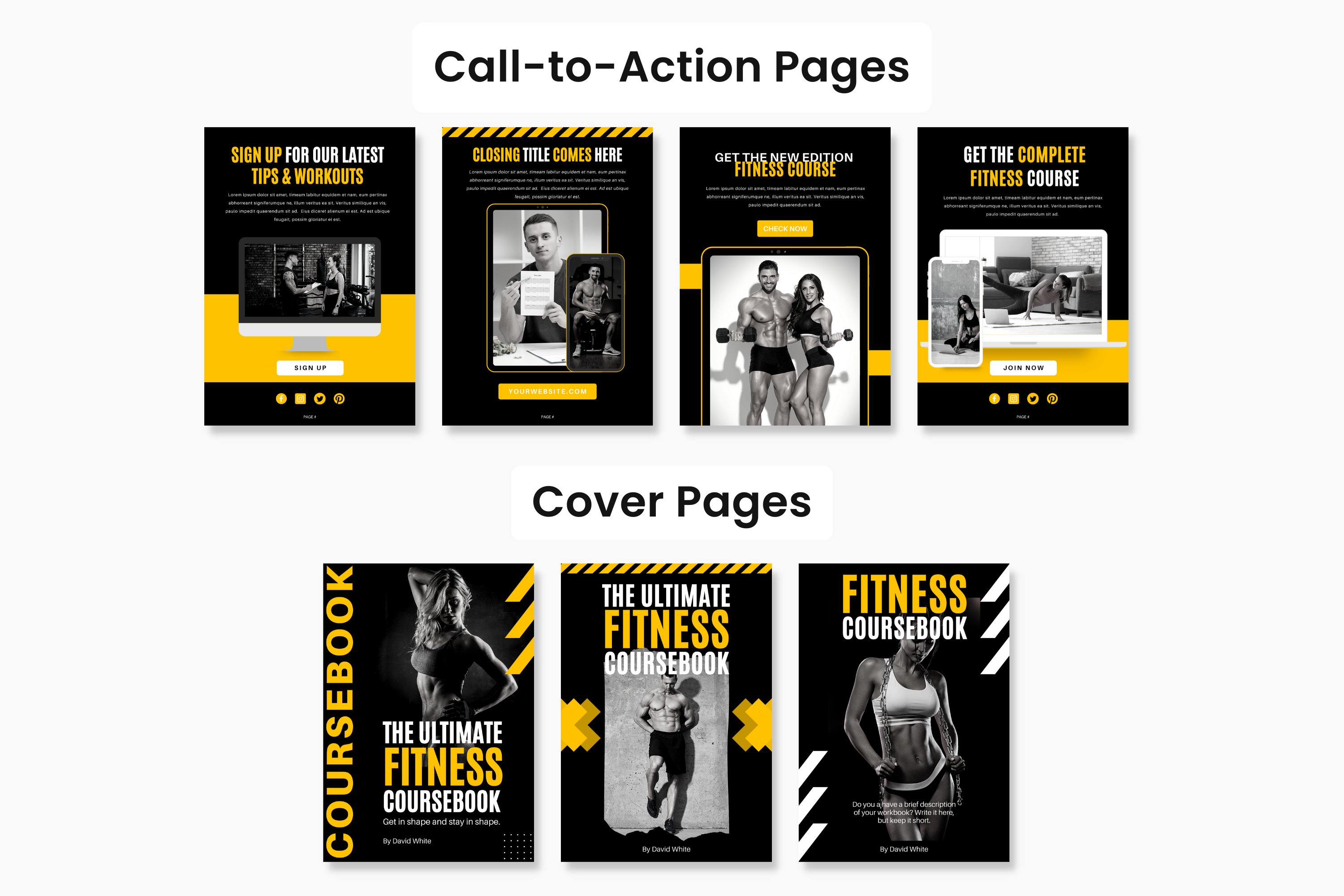 fitness coach workbook template mock up 28529 586