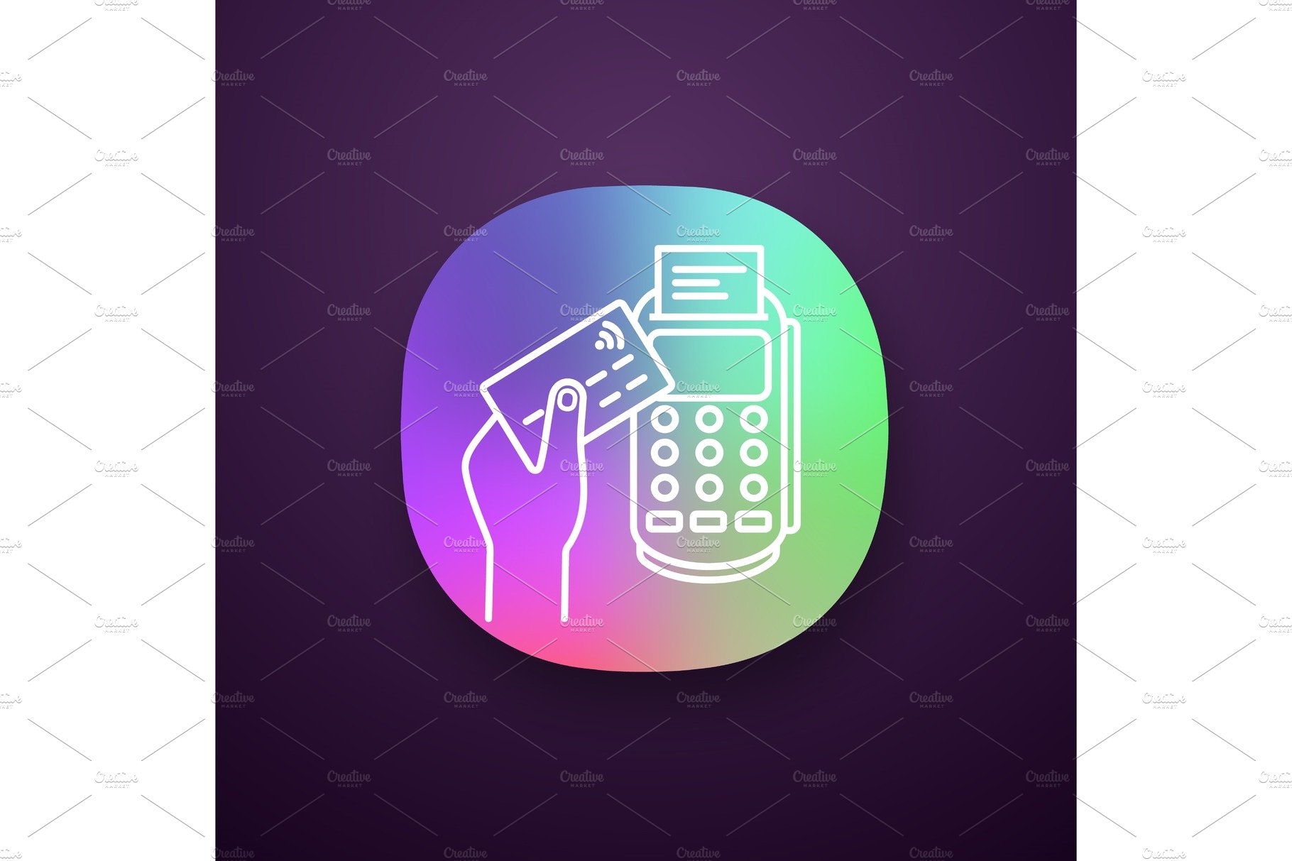 Payment terminal app icon cover image.