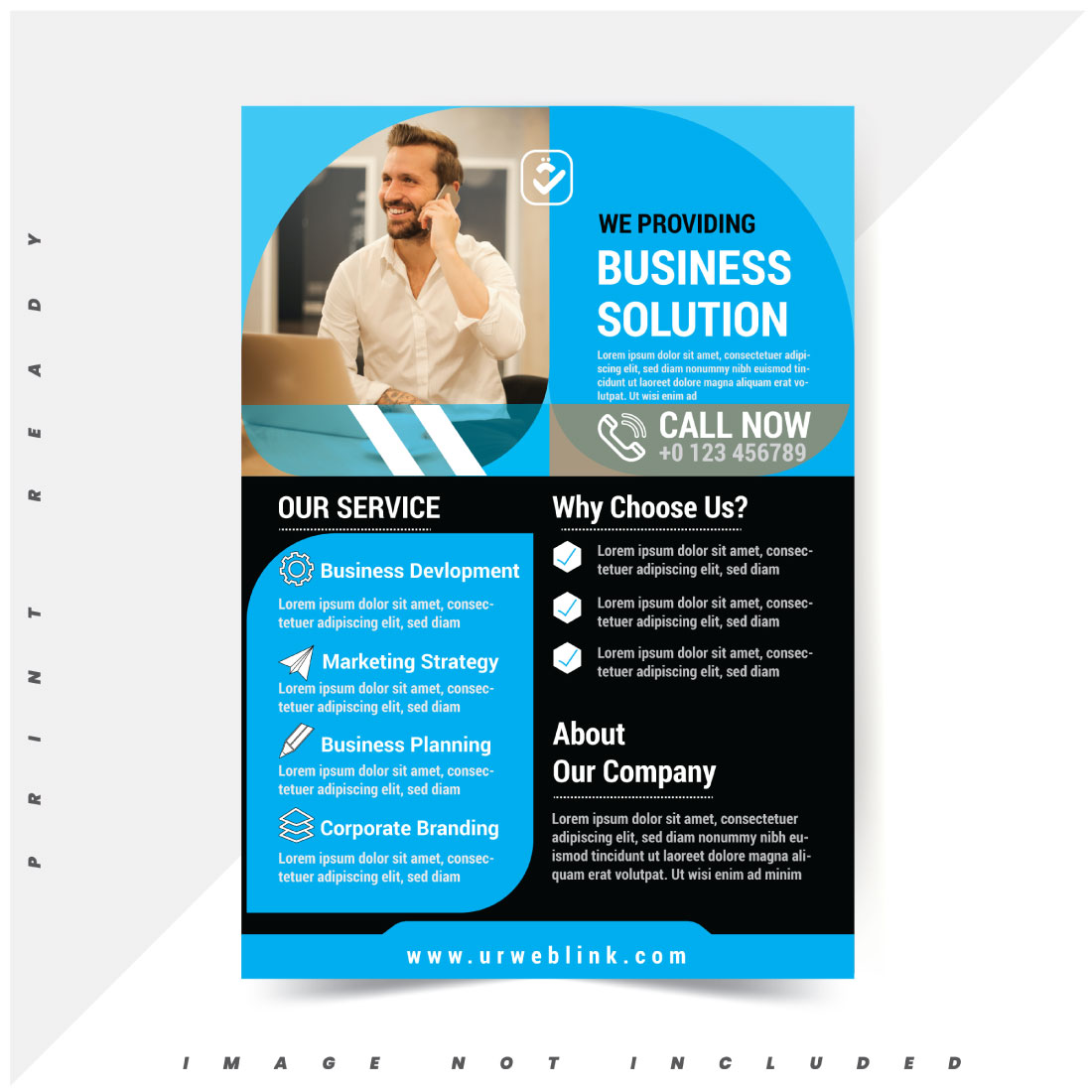 Corporate Flyer Template for your business cover image.