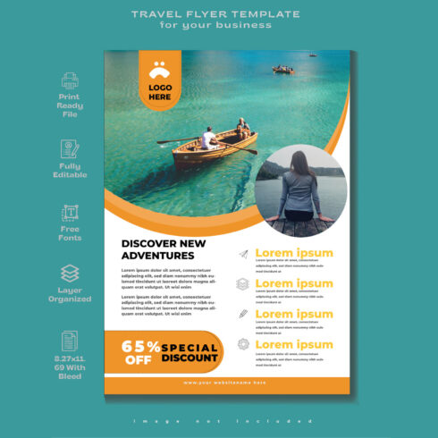 travel tour flyer template for your business travel flyer design travel flyer template cover image.