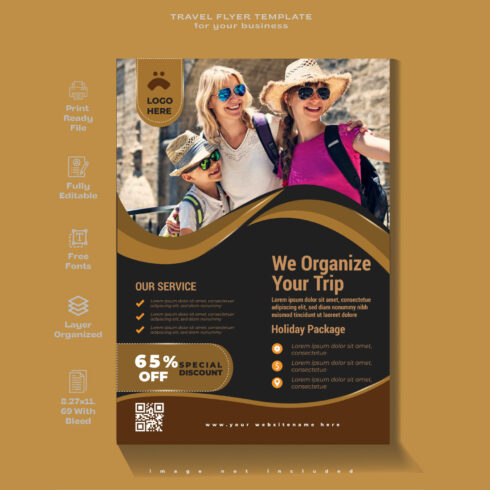 Travel tour flyer template for your business travel flyer design travel flyer template cover image.