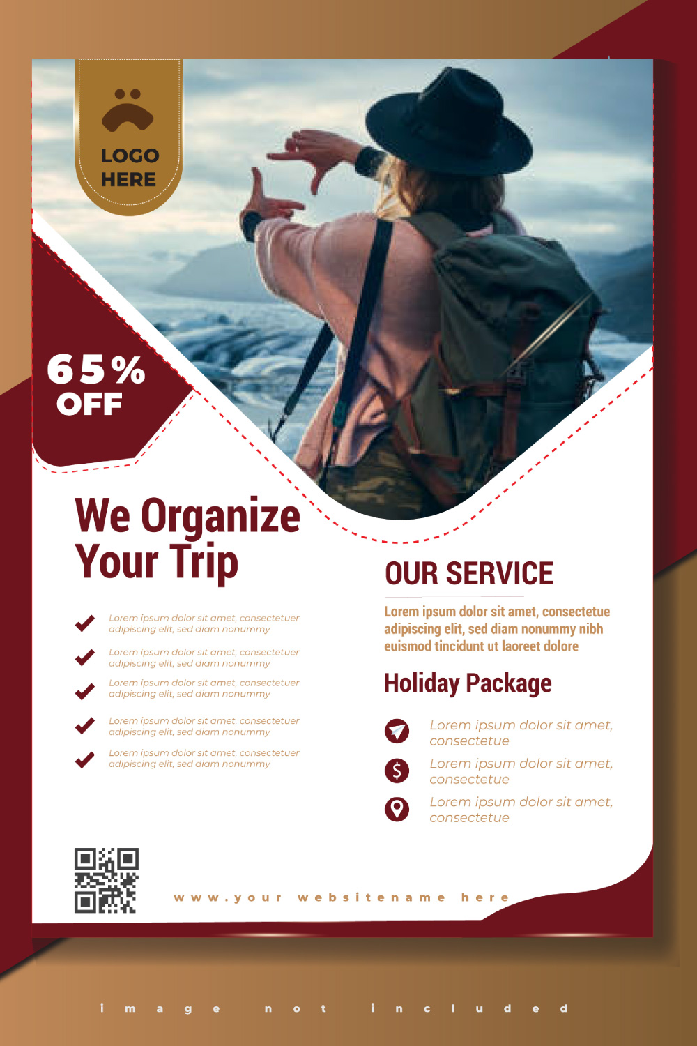 Travel flyer templatetravel tour flyer template for your business travel flyer design pinterest preview image.