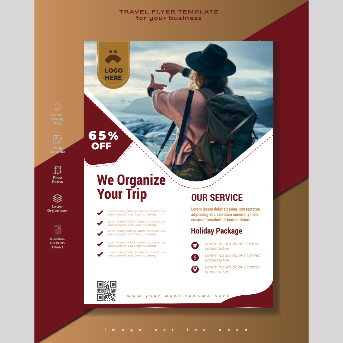 Travel flyer templatetravel tour flyer template for your business travel flyer design cover image.