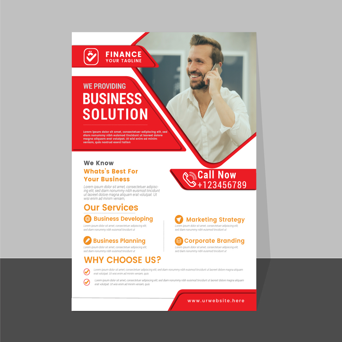 Corporate Flyer Template for your business.Flyer Design | Business ...