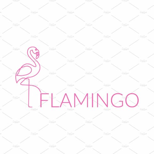 Flamingo Logo With One Simple Line cover image.