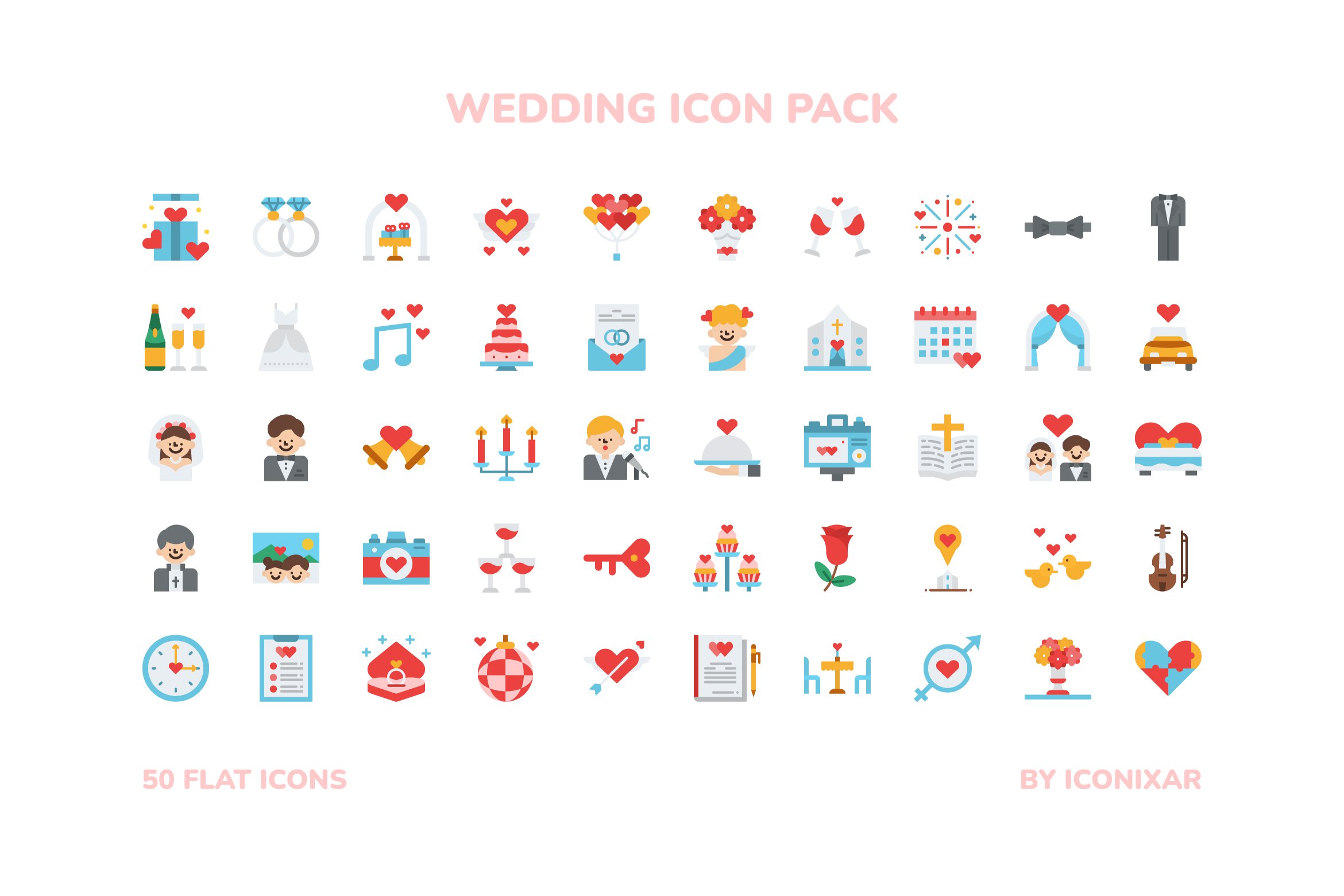 Wedding Icon Pack preview image.