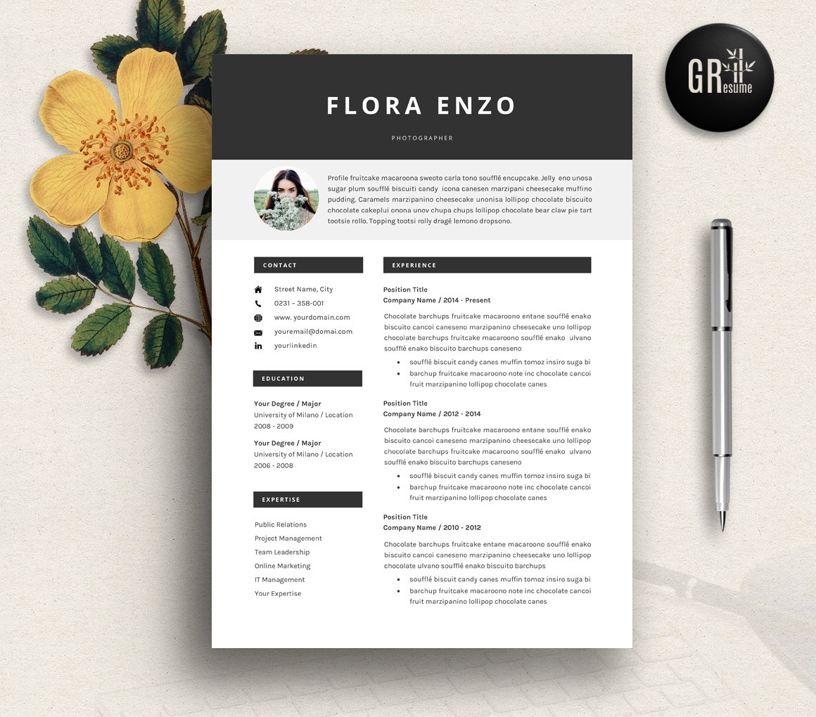Resume Template | CV Template - 15 cover image.