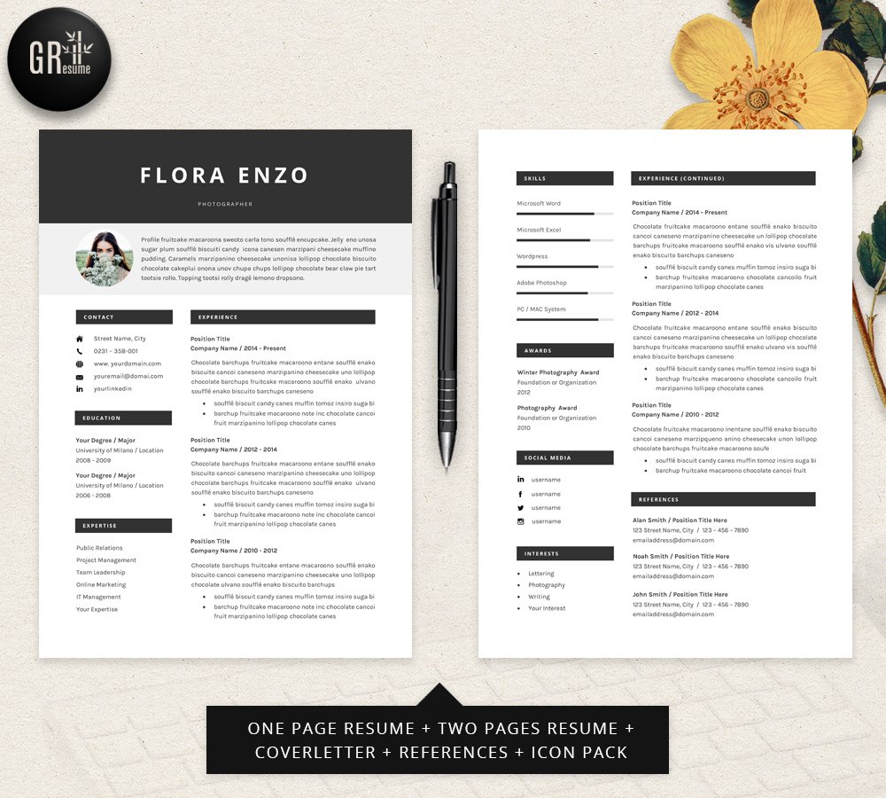 Resume Template | CV Template - 15 preview image.