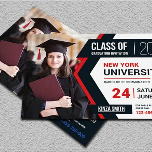 Graduation Invitation cover image.