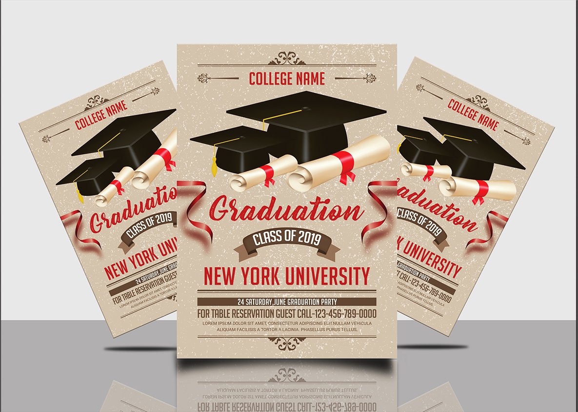 Graduation Invitation cover image.