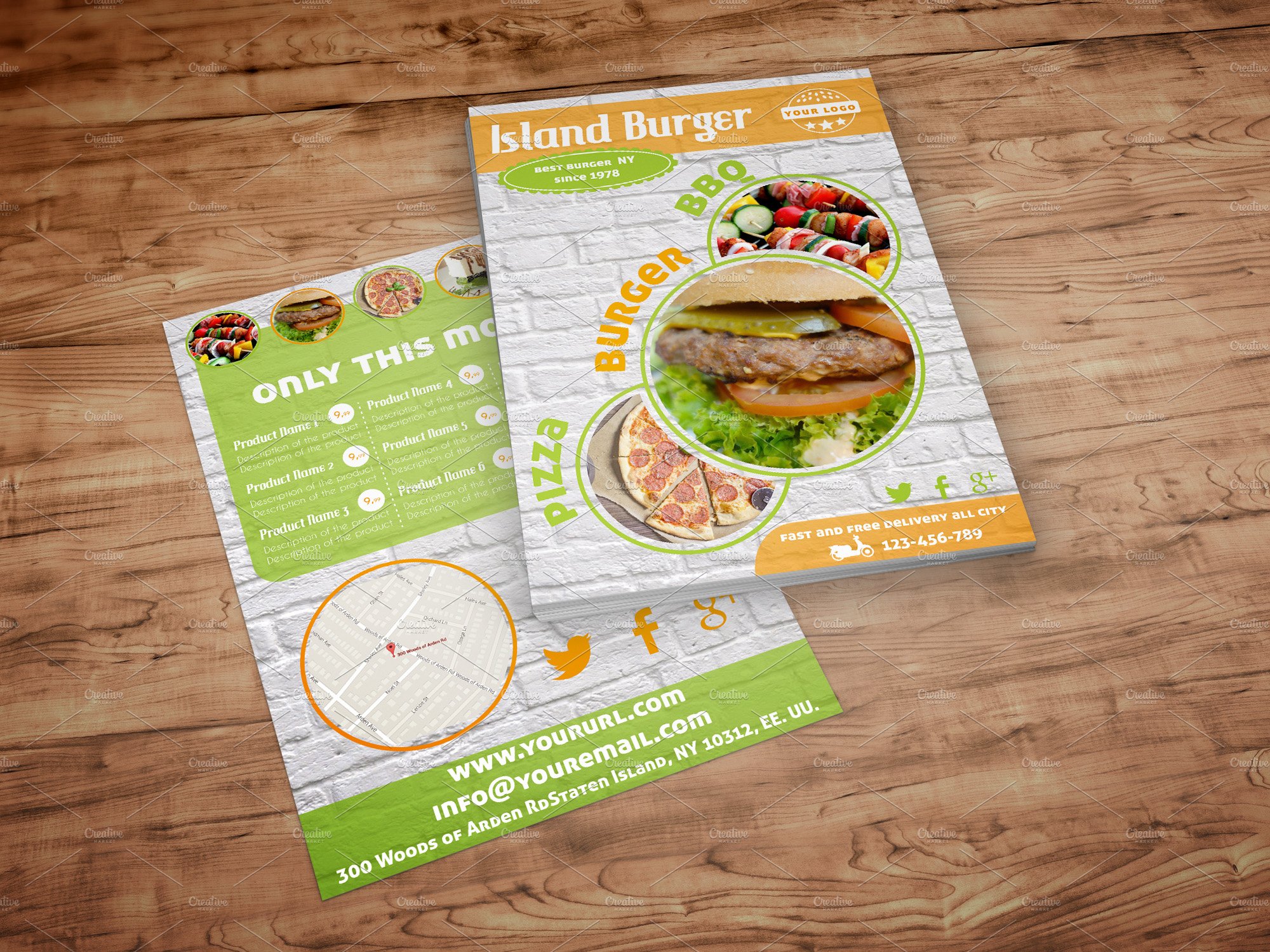 Burger Menu preview image.