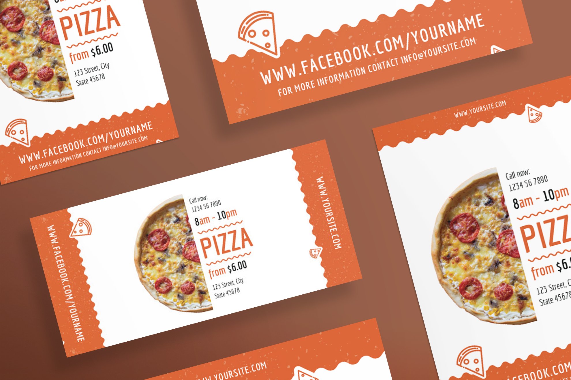 Pizza Flyer Template cover image.