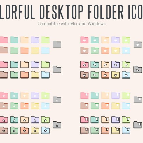 Colorful Desktop Folder Icons cover image.