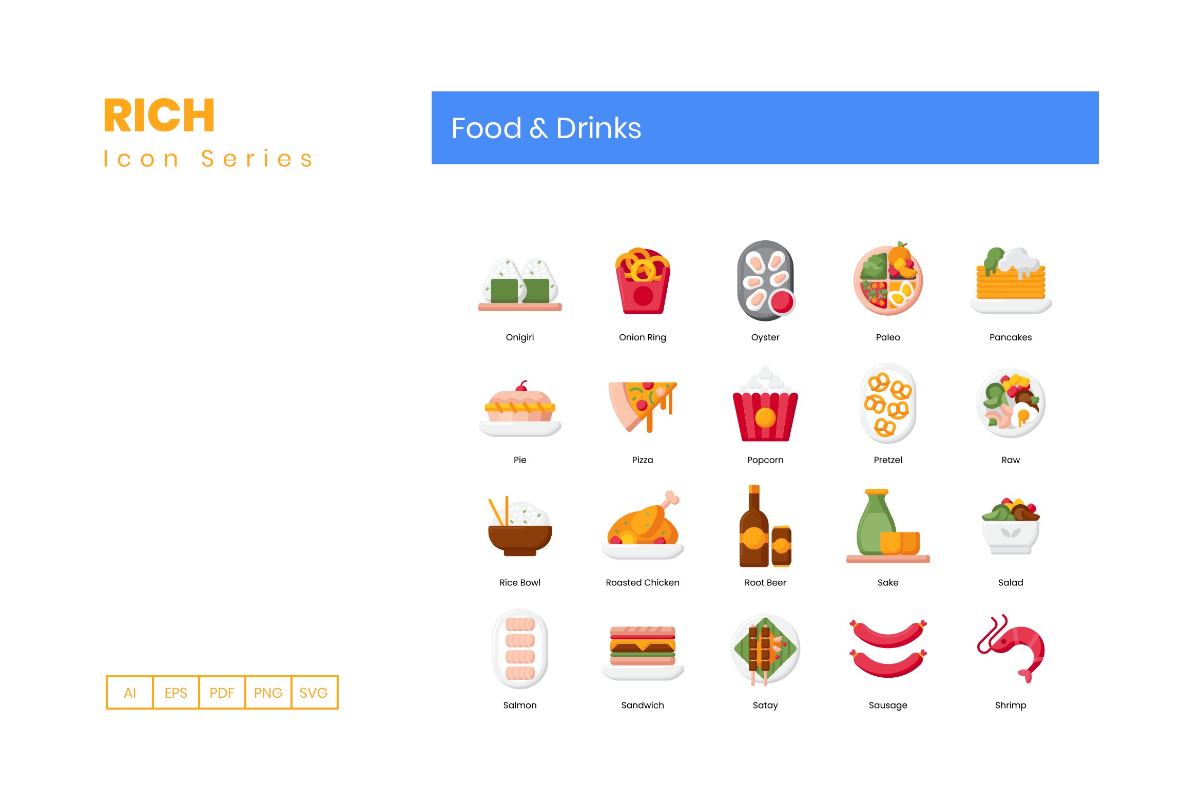 food drinks icons rich cm 4 671