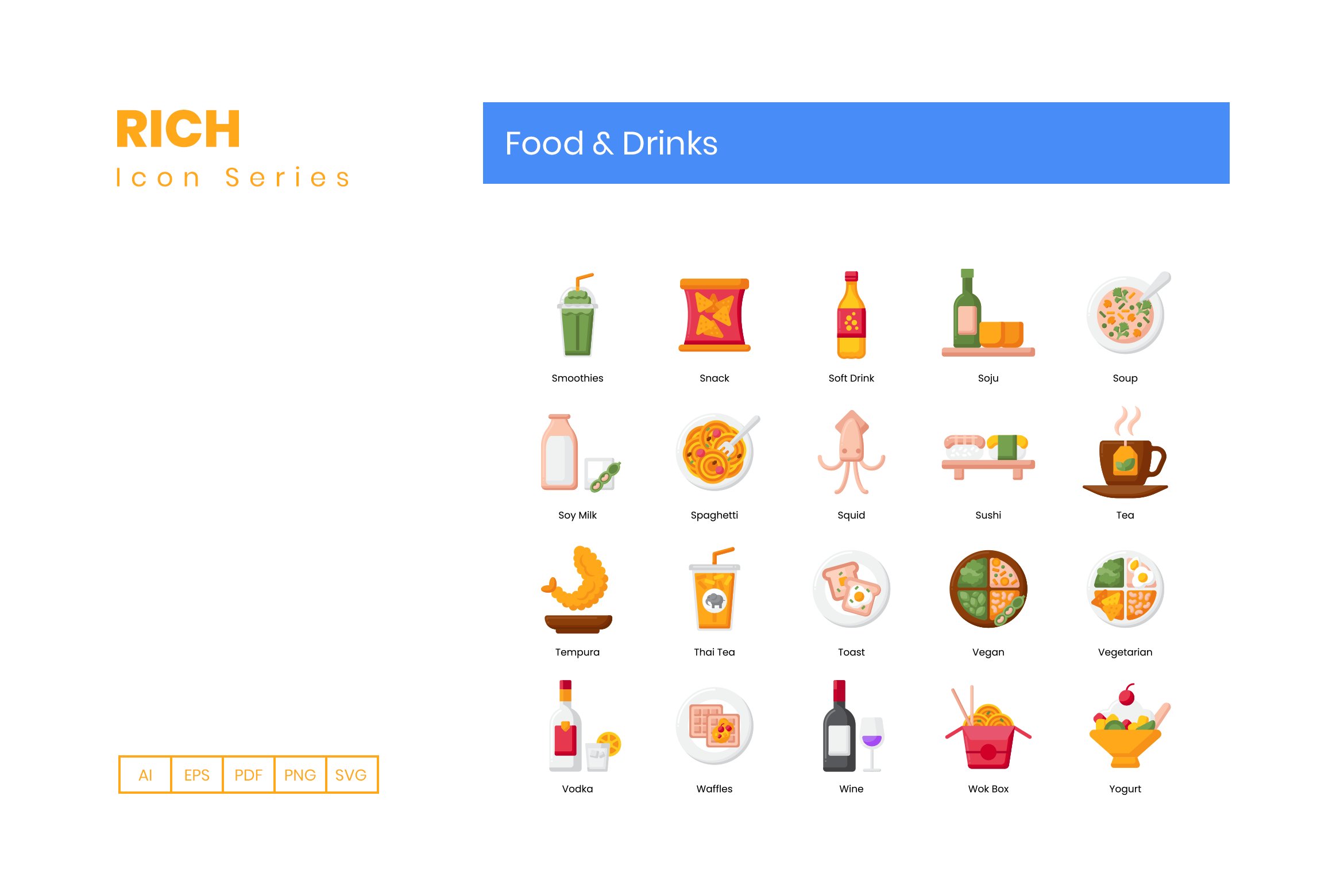 food drinks icons rich cm 5 251