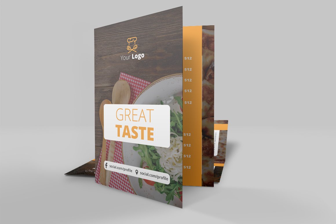 food menu bi fold brochure2 93