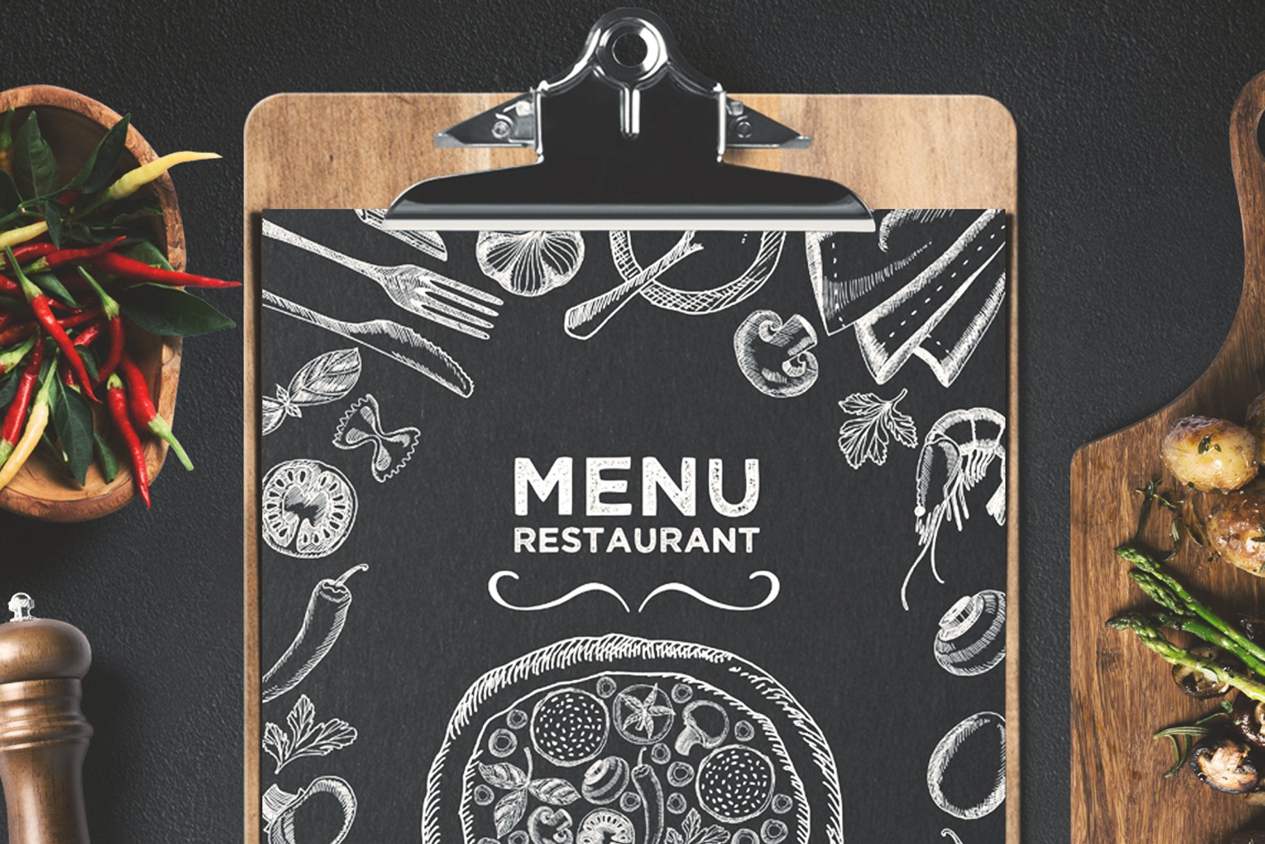 food menu restaurant drink template psd card design card pizza 89