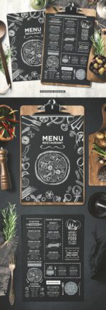 FREE! Trifold + Cafe Menu Template – MasterBundles
