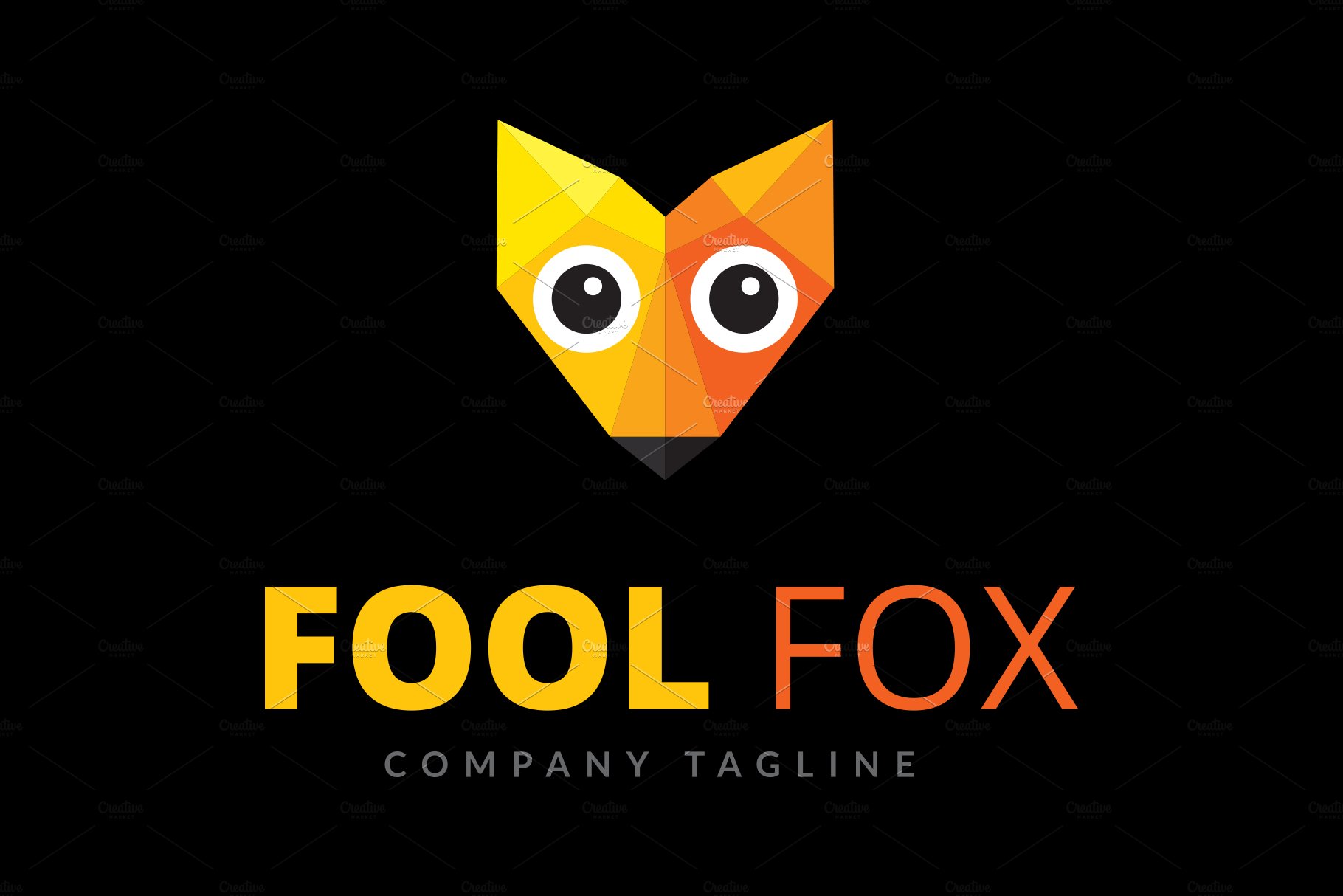Fool Fox Logo Design preview image.