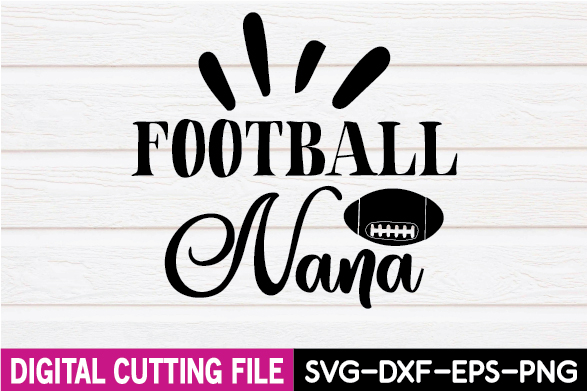 Football mama svg cut file.