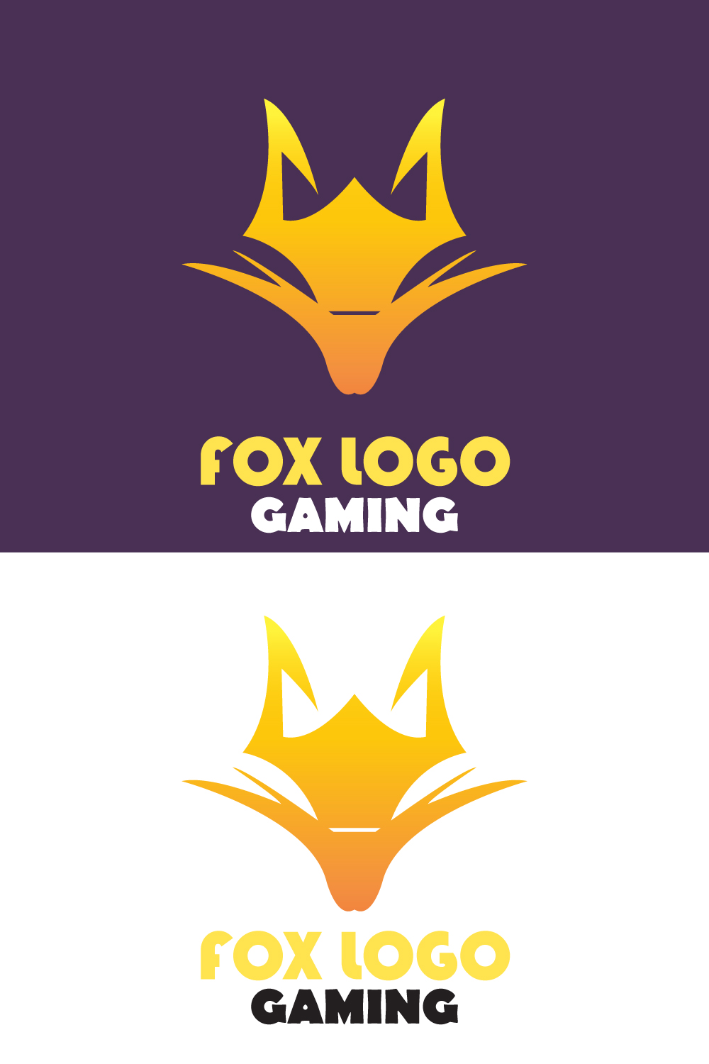 fox logo pinterest preview image.