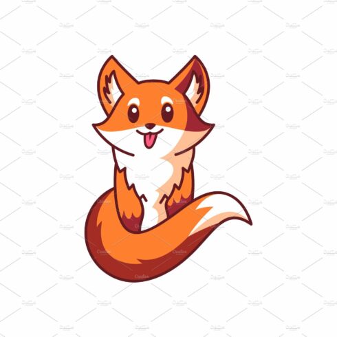 Cute Fox Logo Illustration cover image.