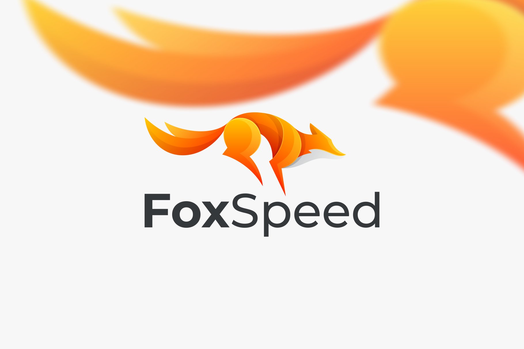 Fox Speed Gradient Color Logo cover image.