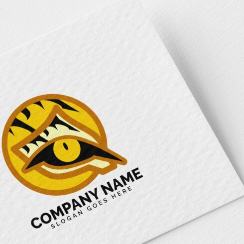 tiger eye logo template cover image.
