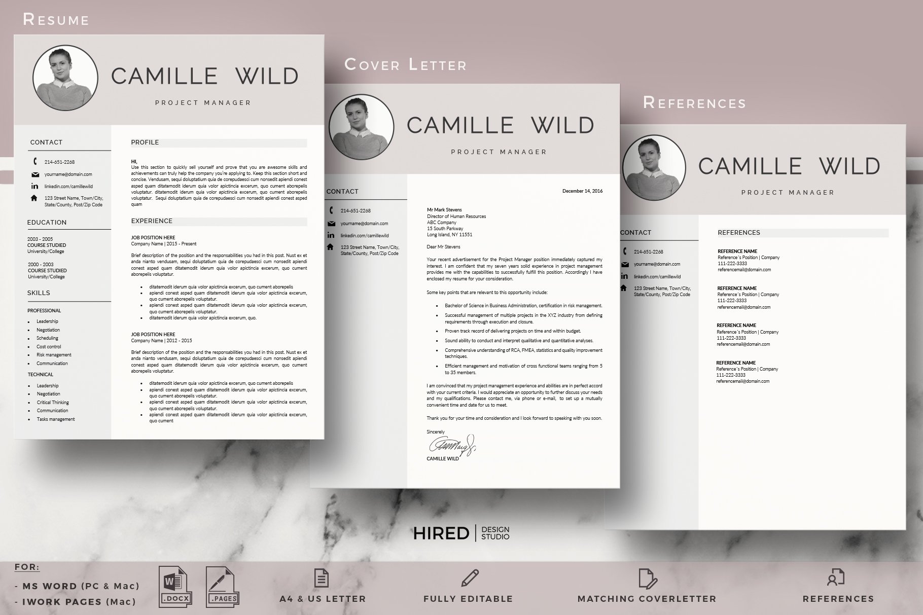 free resume template matching cover letter references sheet 972