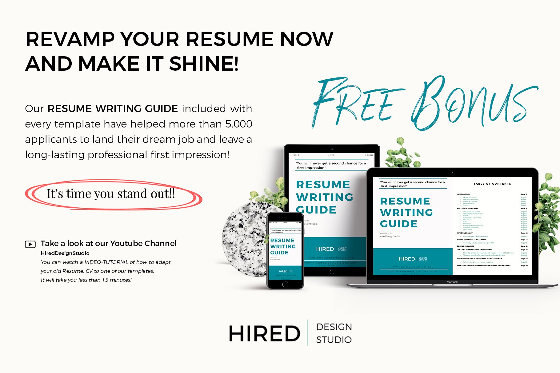 free resume writing guide included 463