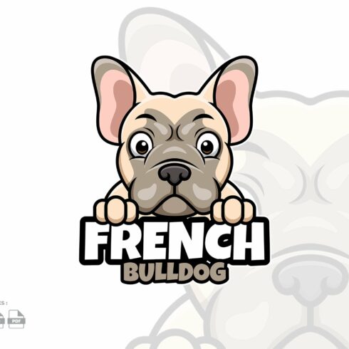 French Bulldog Cartoon Logo cover image.