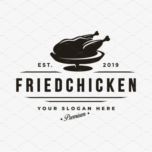 Fried chicken, roasted chicken logo cover image.