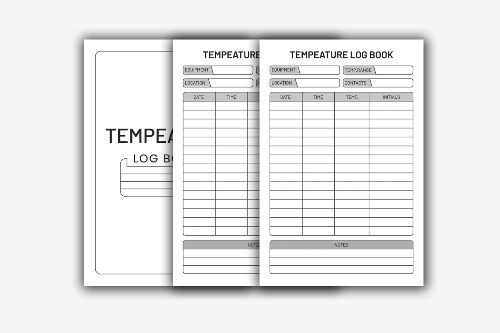 Printable template for a travel log.