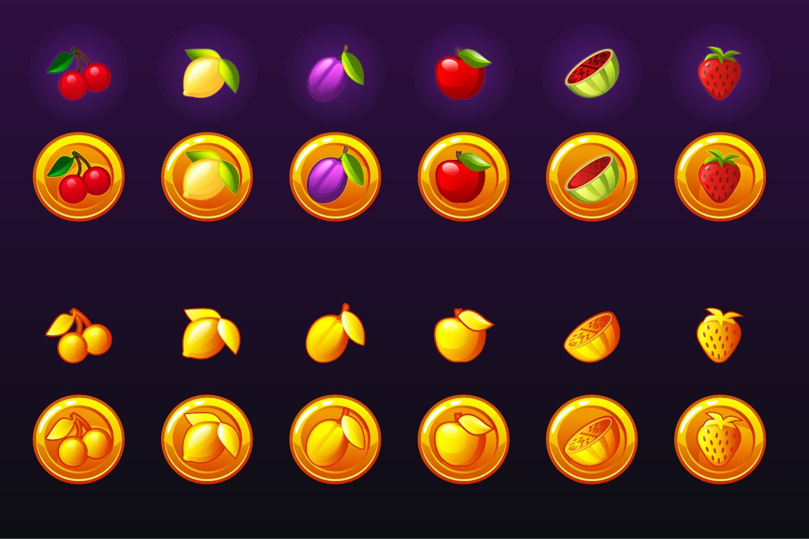 fruits slots icons converted 276