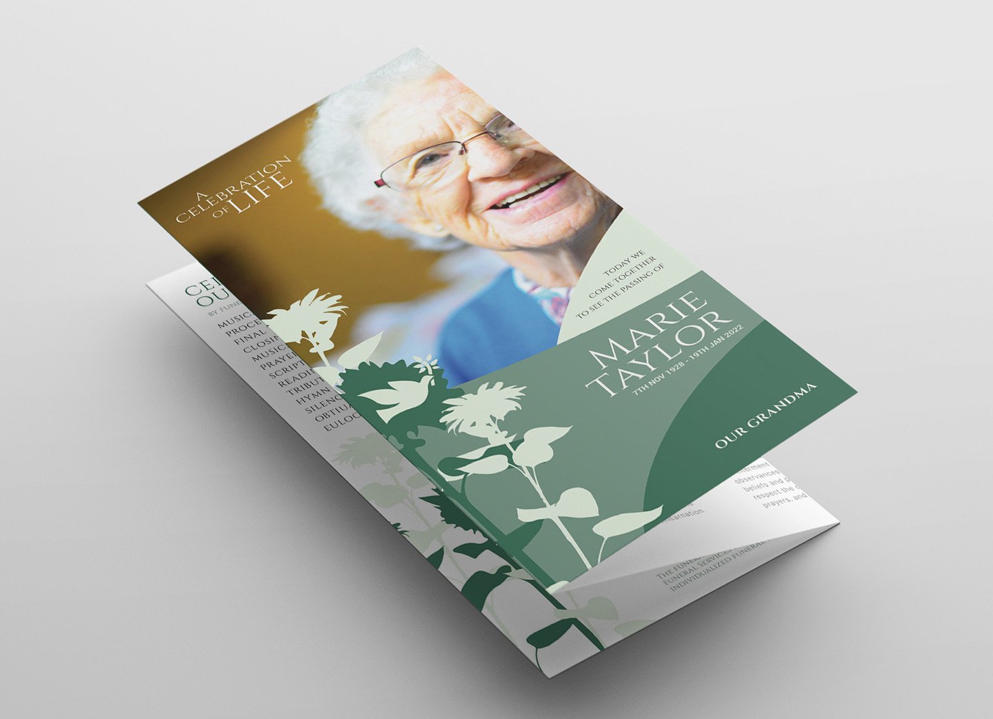 funeral service tri fold brochure template 3 810