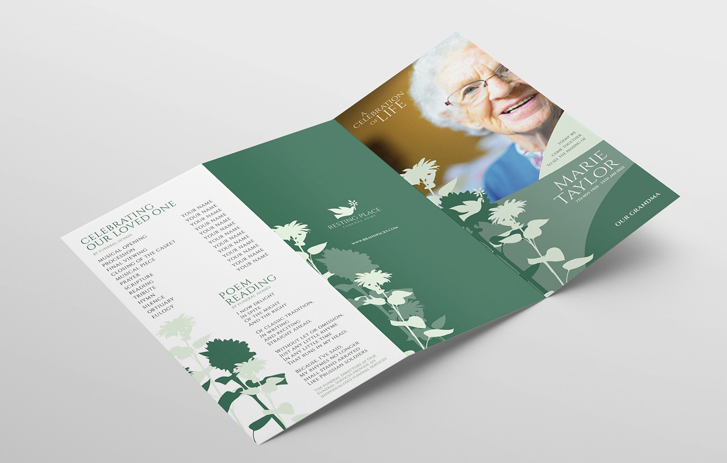funeral service tri fold brochure template 4 551