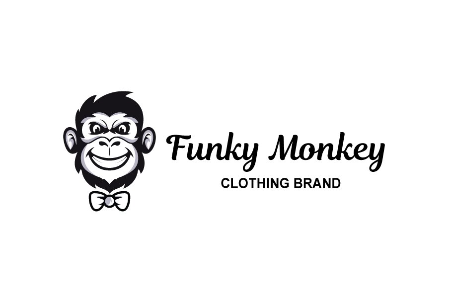 funky monkey logo preview 04 617