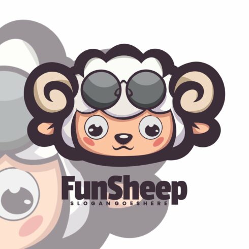 Fun Sheep Logo Vector cover image.