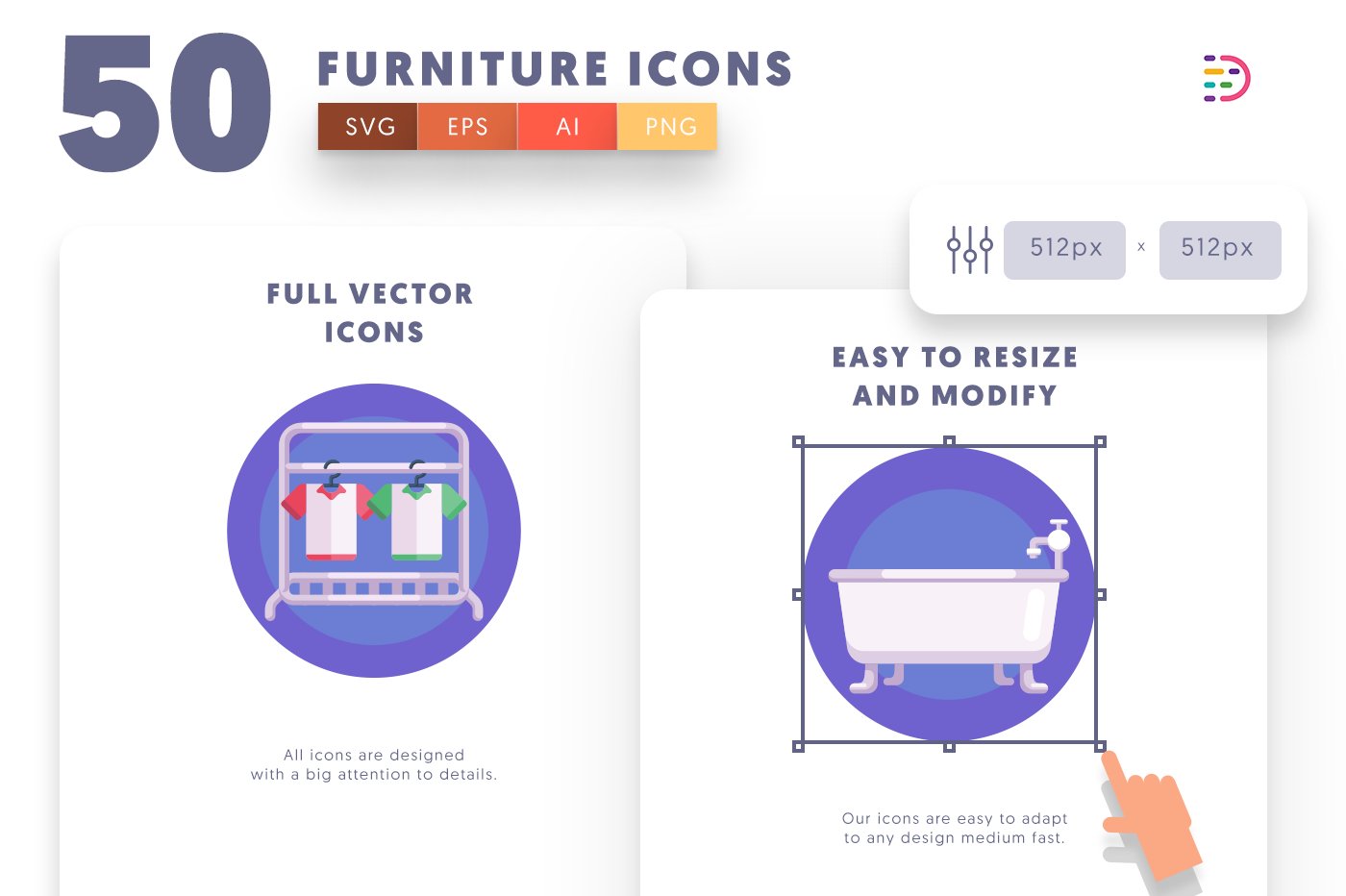 furniture icons cover 6 826