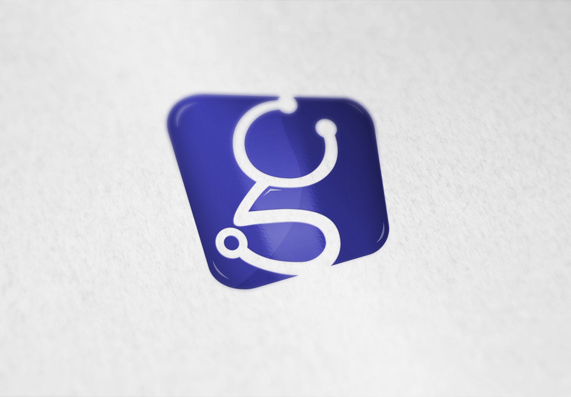 G Letter stethoscope logo icon cover image.
